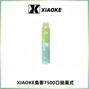 XIAOKE梟客7500Puffs跑馬燈拋棄式電子煙 可發光一次性